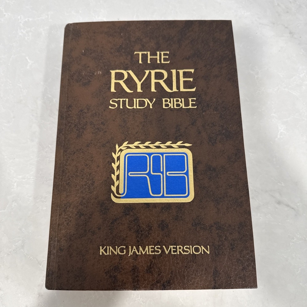 The Ryrie Study Bible: New King James Version by Charles Ryrie (Hardback, 1985)